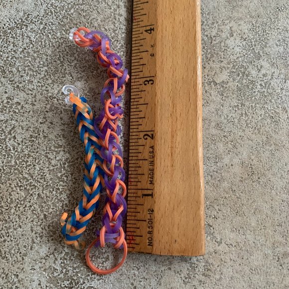 Rainbow Loom Fishtail Ring & Single Chain Bracelet - Picture 2 of 2